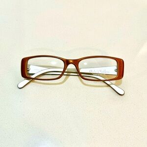 Ottica Veneta New Caramel and Silver Prescription Glasses